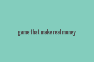 game that make real money