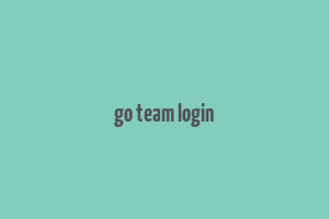 go team login