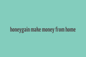 honeygain make money from home