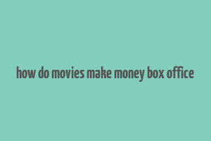 how do movies make money box office