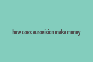 how does eurovision make money