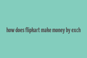 how does flipkart make money by exch