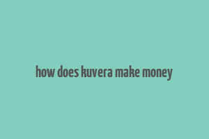 how does kuvera make money