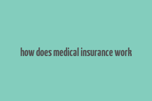 how does medical insurance work