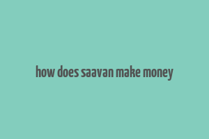 how does saavan make money