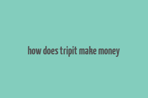 how does tripit make money