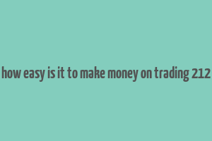 how easy is it to make money on trading 212