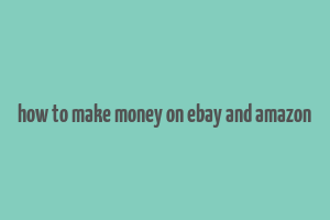 how to make money on ebay and amazon