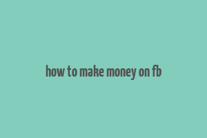 how to make money on fb