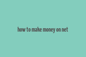 how to make money on net