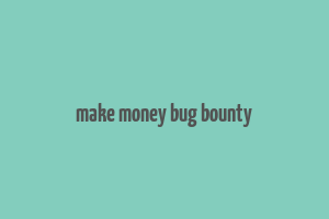 make money bug bounty