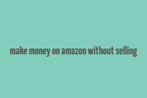 make money on amazon without selling