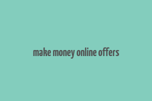 make money online offers