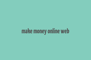 make money online web