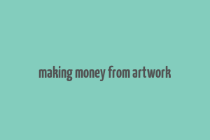 making money from artwork