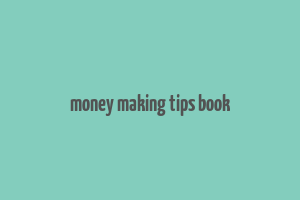 money making tips book