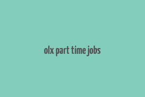 olx part time jobs