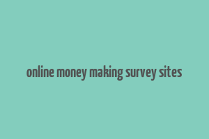 online money making survey sites