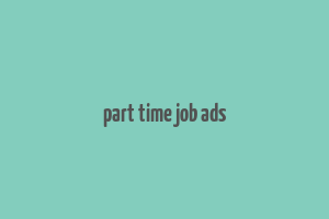 part time job ads