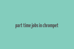 part time jobs in chrompet