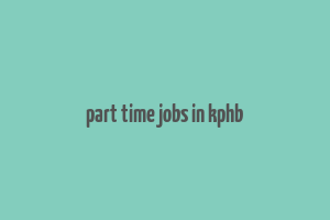 part time jobs in kphb