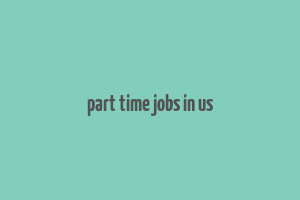 part time jobs in us