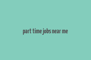 part time jobs near me