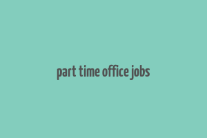 part time office jobs