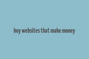 buy websites that make money