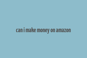 can i make money on amazon