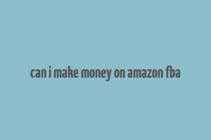 can i make money on amazon fba