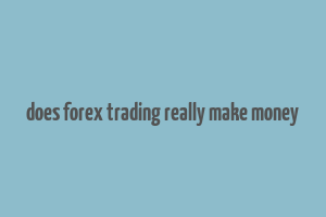 does forex trading really make money