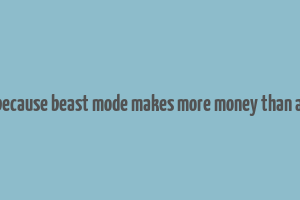 eric thomasbecause beast mode makes more money than average does