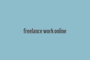 freelance work online