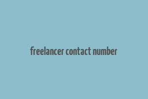 freelancer contact number