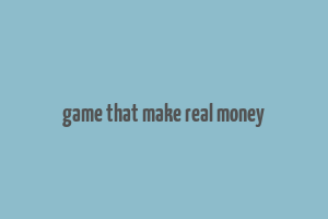 game that make real money