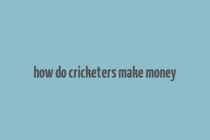 how do cricketers make money