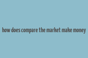 how does compare the market make money