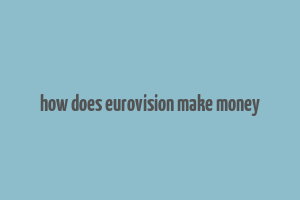 how does eurovision make money