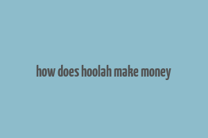 how does hoolah make money