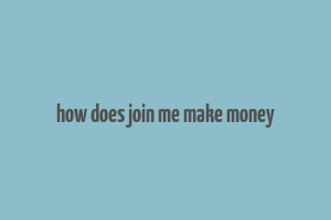 how does join me make money