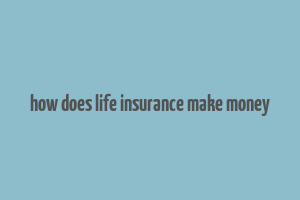 how does life insurance make money