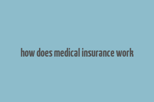 how does medical insurance work