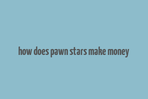 how does pawn stars make money