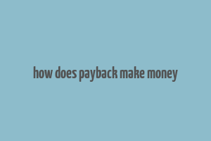 how does payback make money