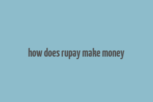 how does rupay make money