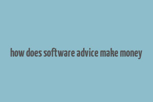 how does software advice make money