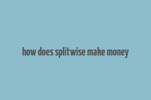 how does splitwise make money