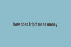 how does tripit make money