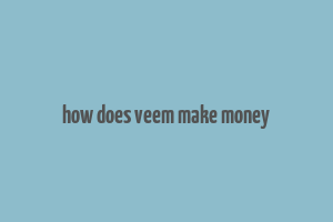 how does veem make money